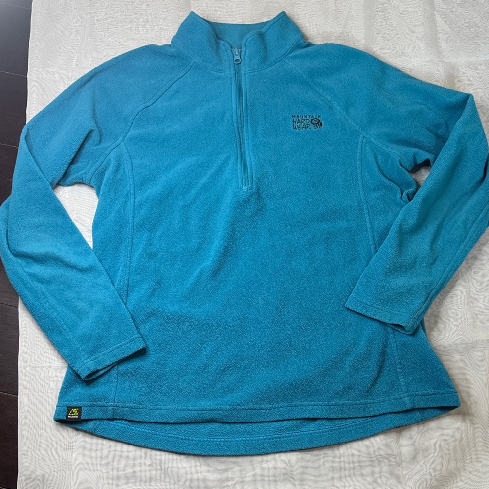 Mountain hardware Women's Blue Half-Zip Sweater